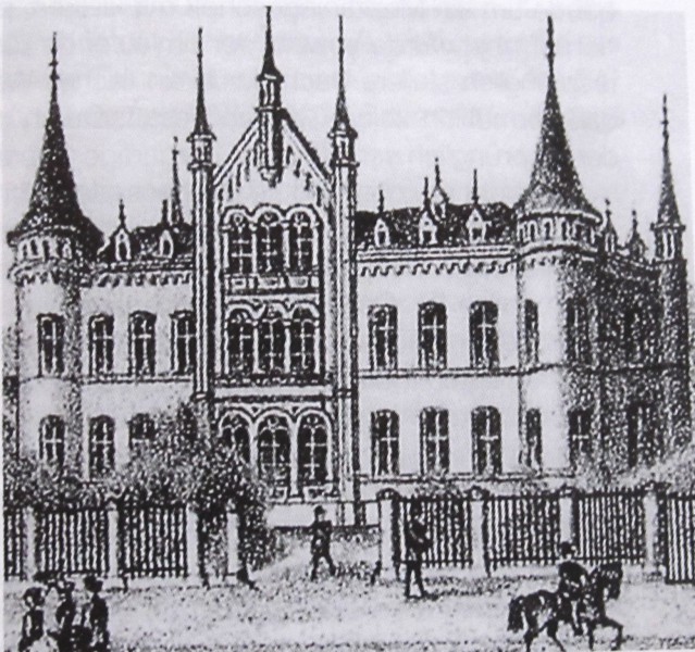Datei:Kreisständehaus Nordhausen Lithographie 1868 Karl Koch.jpg