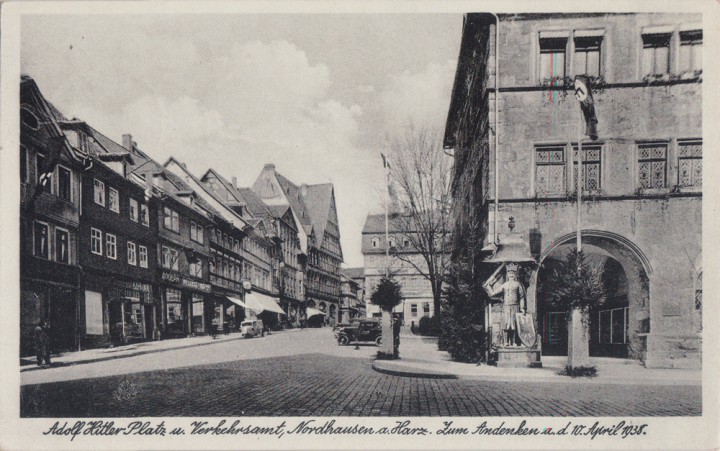 Datei:Adolf-Hitler-Platz Nordhausen 1938.jpg