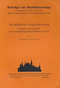 Nordhäuser Orgelchronik (Cover)