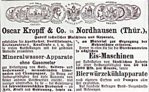 Oscar Kropff & Co. Nordhausen.png
