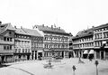 Kornmarkt mit Hotel und Neptunbrunnen (1867)