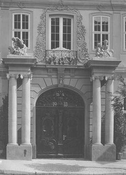 Portal des Vereinshauses