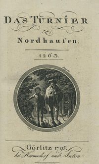 Das Turnier zu Nordhausen (Cover)
