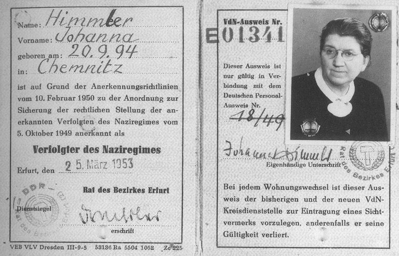 Datei:Ausweis Johanna Himmler 1953.jpg