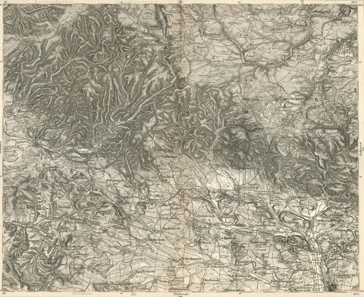 Datei:Historische Karte Harz mit Nordhausen.jpg