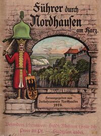 Führer durch Nordhausen, die 1000jährige Stadt am Harz (Cover)