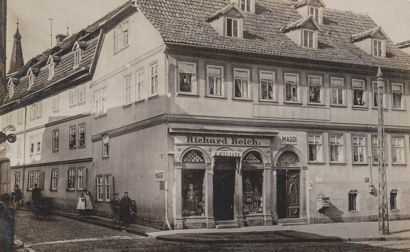 Datei:Nordhausen Barfüßerstraße 37, Kolonialwaren Richard Reich.jpg