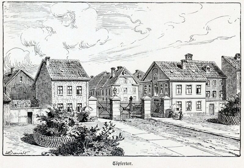 Datei:Nordhausen 1848 2 Töpfertor.jpg