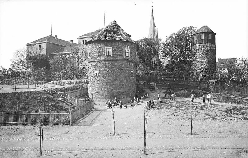 Datei:Judentürme Nordhausen 1907.jpg