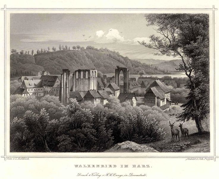 Datei:Kloster Walkenried 1851.jpg