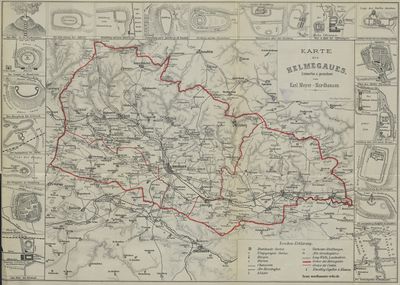 Karte vom Helmegau
