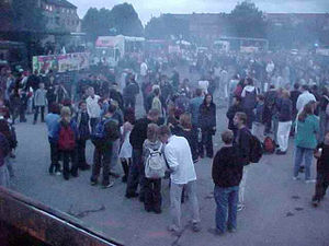 Rolandparade im Jahr 2000, August-Bebel-Platz